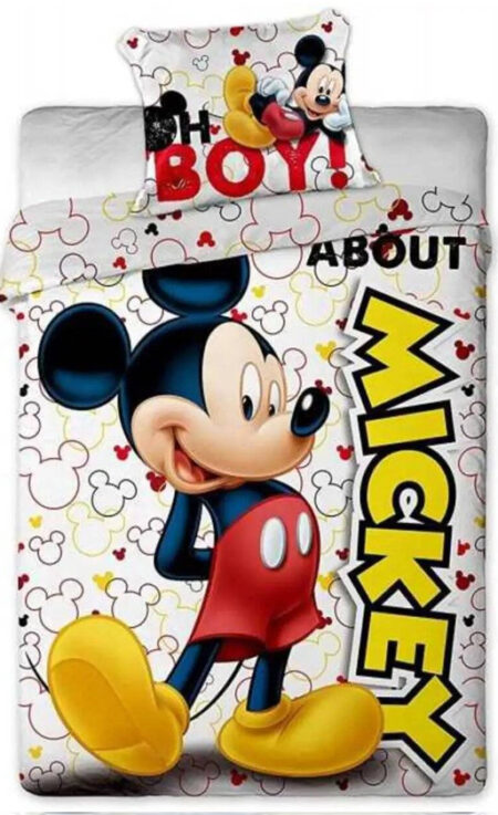 Disney Mickey Mouse Mad About dekbedovertrek 140 x 200 cm