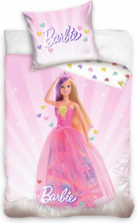 Barbie Dekbedovertrek princess - 140 x 200 cm