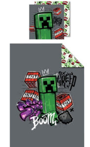 Minecraft Dekbedovertrek Boom 63 x 63 cm - Polyester