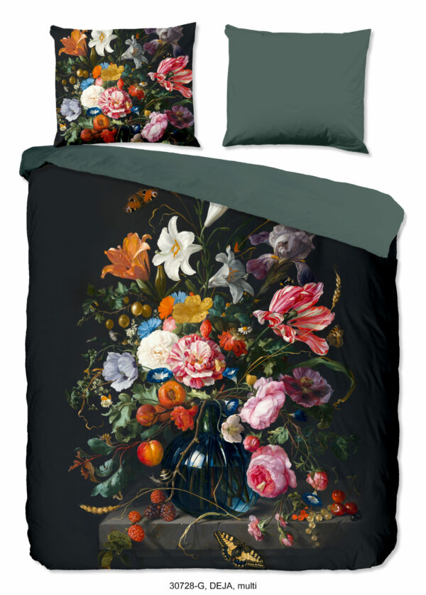 Good Morning Dekbedovertrek "bloemen" - Multi - (240x200/220 cm) - Katoen