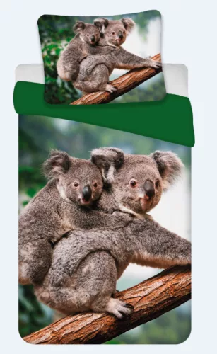Koala Dekbedovertrek 140 x 200 cm 70 x 90 cm - Katoen