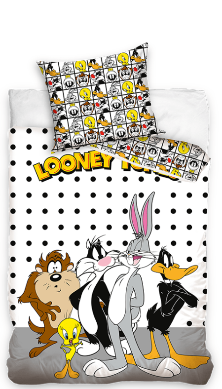 Looney Tunes Dekbedovertrek 140 x 200 cm Katoen