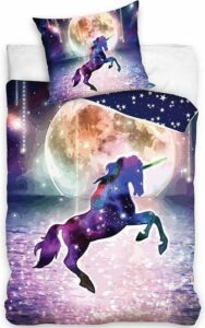 Dreamee Unicorn Dekbedovertrek Moondancing  140 x 200 cm