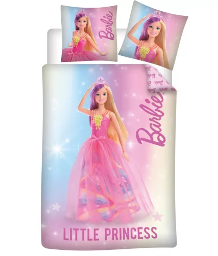 Barbie peuterdekbedovertrek  Little Princess 100 x 135 Cm Katoen