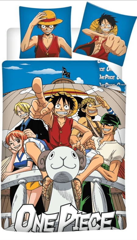One Piece Dekbedovertrek 140 x 200 cm - polykatoen pre order