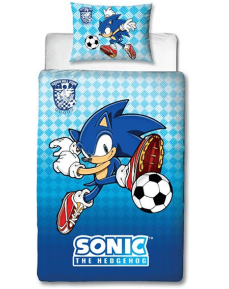 Sonic Dekbedovertrek Soccer 140 x 200 cm polyester