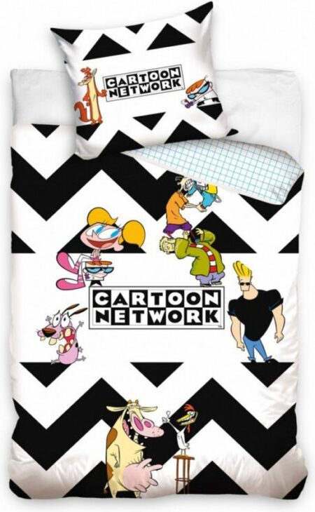 Cartoon Network Dekbedovertrek 90's Legends - 140 x 200 cm - 70 x 90 cm - Katoen