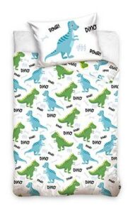 Dinosaurier BABY Bettbezug – 90 x 120 cm – Baumwolle