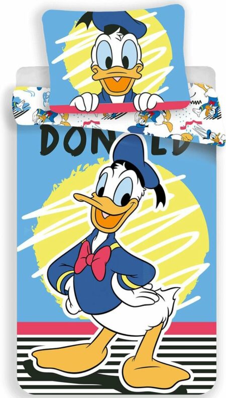 Disney Donald Duck Dekbedovertrek 140 x 200  cm