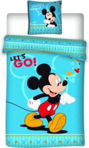 Disney Mickey Mouse Dekbedovertrek Let's Go- 140 x 200 cm - Polyester