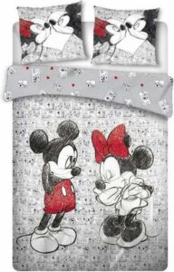 Disney Minnie Mouse Dekbedovertrek cartoon- 240 x 220 cm - Polyester