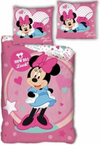 Disney Minnie Mouse Dekbedovertrek How do I Look?- 140 x 200 cm - Polyester