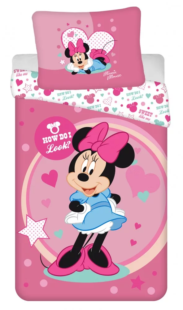 Disney Minnie Mouse Dekbedovertrek Look - 140 x 200 cm - Polyester
