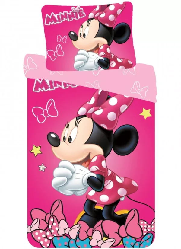 Disney Minnie Mouse Dekbedovertrek Strik - 140 x 200 cm - Katoen