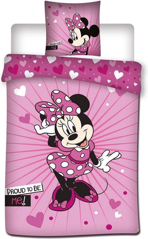 Disney Minnie Mouse Dekbedovertrek Proud - 140 x 200 cm - Polyester