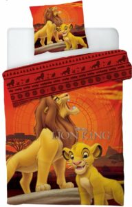 Disney The Lion King Dekbedovertrek - Eenpersoons - 140 x 200 cm - Oranje
