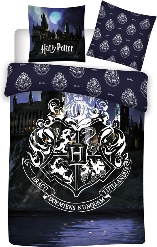 Harry Potter Dekbedovertrek Dark  - 140 x 200 cm Polyester