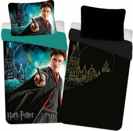 Harry Potter Dekbedovertrek - Harry Glow in the Dark- 140 x 200 cm