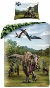 Jurassic World Dekbedovertrek Camo 140 x 200 cm  - Katoen - 70 x 90 cm
