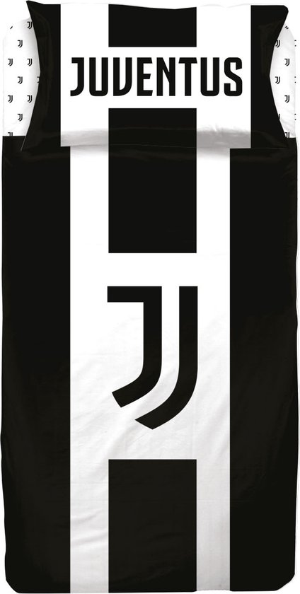 Juventus Dekbedovertrek 140 X 200 Cm zwart/wit
