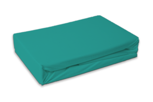 Jersey hoeslaken - Turquoise - Matras dikte 30 cm
