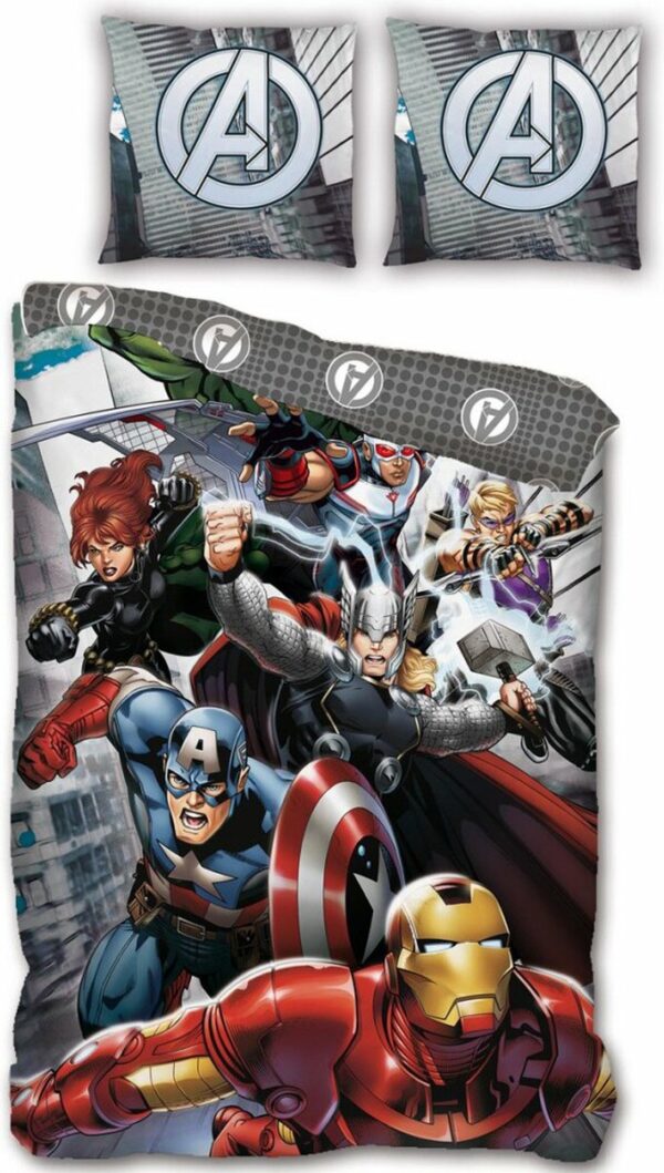 Marvel Avengers Dekbedovertrek Dream Team - 140 x 200 cm - Polyester