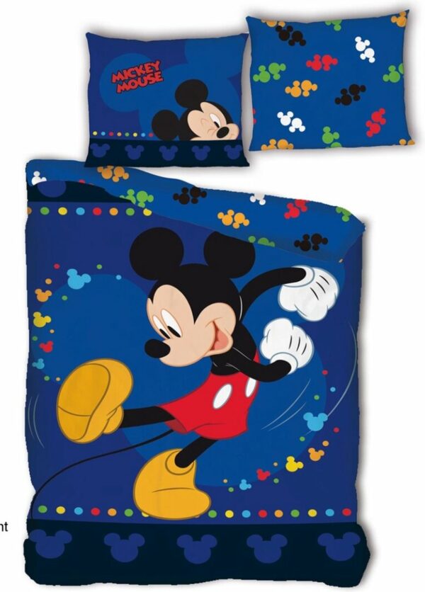 Disney Minnie Mouse Dekbedovertrek Blauw - 140 x 200 cm - Polyester