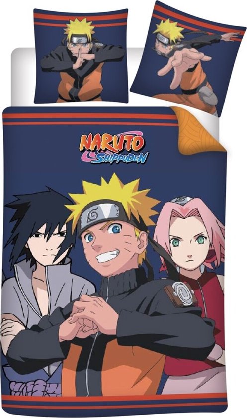 Naruto Dekbedovertrek Fight 140 x 200 cm Polyester