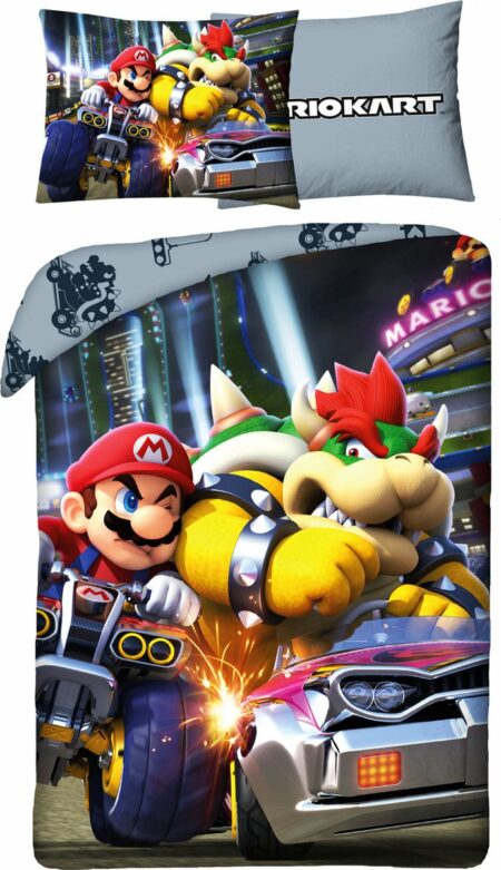Super Mario Dekbedovertrek Nintendo bump  140 x 200 cm