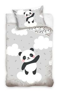 Housse de couette Panda BABY - 90 x 120 cm - Coton