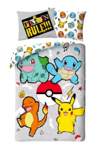 Pokémon Dekbedovertrek Pokemon Rules 140 x 200 cm (70 x 90 cm)