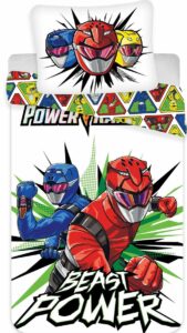 Power Rangers Dekbedovertrek Beast Power! - 140 x 200 cm - Katoen 70 x 90 cm