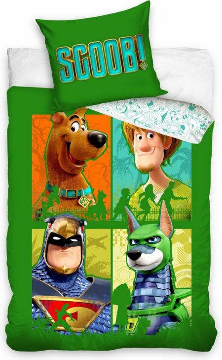 Nickelodeon Dekbedovertrek Scooby Doo 140 X 200 Cm Katoen Groen