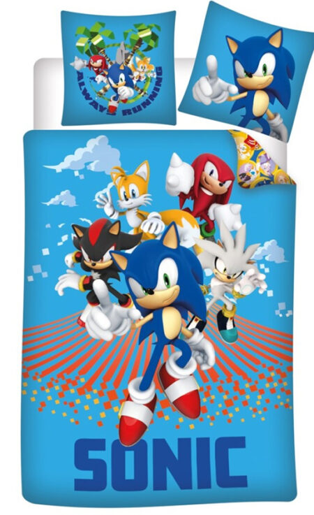 Super Sonic Dekbedovertrek Team Sonic 140 x 200 cm