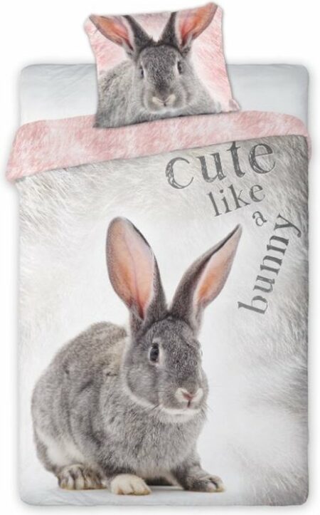 Sweet Home dekbedovertrek  Cute like a Bunny 140 x 200 cm