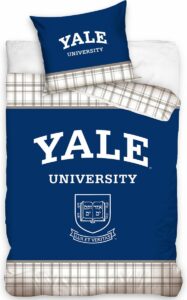 Yale Dekbedovertrek Blauw/wot 140 x 200 cm (70 x 90 cm)
