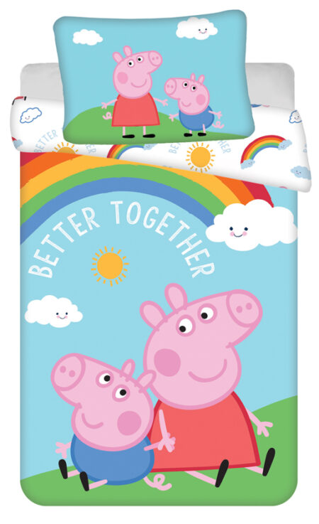 Peppa Pig Dekbedovertrek Better Together! 100 x 135 cm