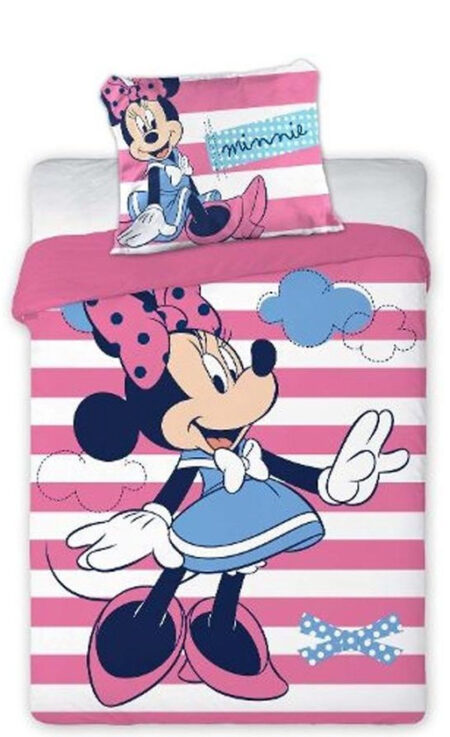 Disney Minnie Mouse wolken Dekbedovertrek - 100 x 135 cm