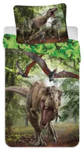 Jurassic World Dekbedovertrek forest 140 x 200 cm polyester