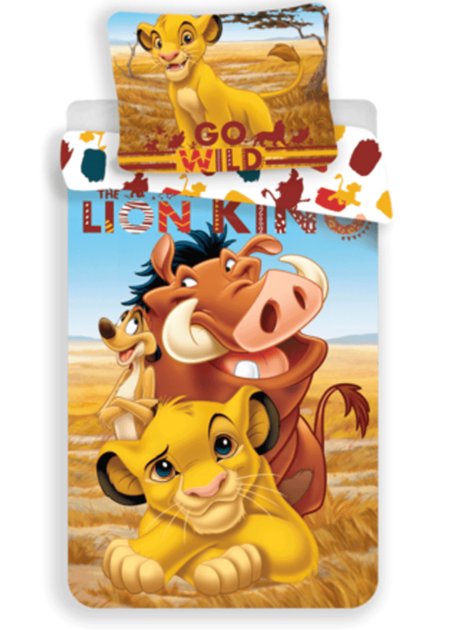 Disney The Lion King Dekbedovertrek Simba Timon en Pumba - 140 x 200 cm pre order