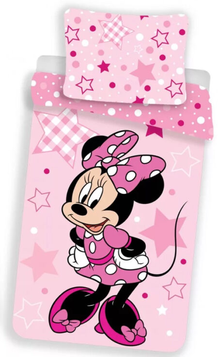 Disney Minnie Mouse Dekbedovertrek Glow in the Dark - 140 x 200 cm - Katoen - 70 x 90 cm