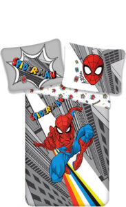 SpiderMan Dekbedovertrek Pop - Eenpersoons - 140 x 200 cm - Katoen
