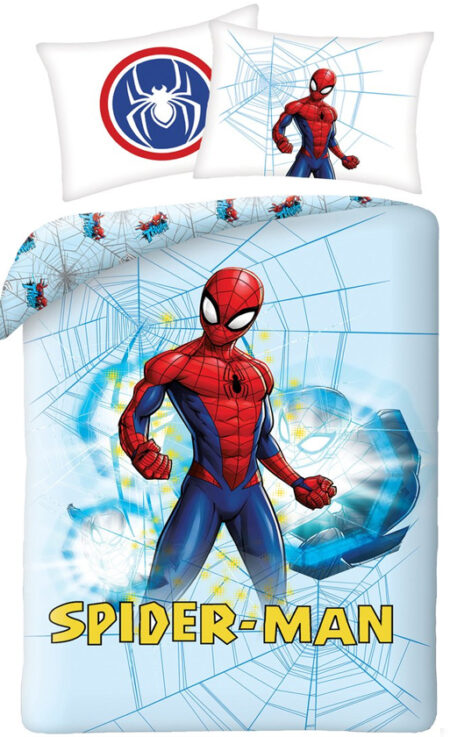 SpiderMan Dekbedovertrek Web 140 x 200 cm (katoen)