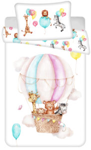 Sweet Home peuterdekbedovertrek Luchtballon - 100 x 135 cm