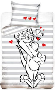 Tom & Jerry Dekbedovertrek lovely - 140 x 200 cm + 70 x 70 cm - Katoen