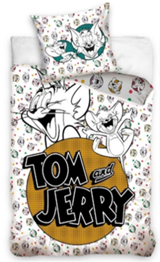 Tom & Jerry Dekbedovertrek - 140 x 200 cm + 70 x 90 cm - Katoen