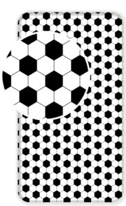 Sweet Home Hoeslaken voetbal Eenpersoons - 90 x 200 cm - Multi
