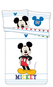 Disney dekbedovertrek  Mickey Mouse Smile  100 x 135 cm wit