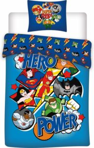Dc Comics Dekbedovertrek Super Friends 140 x 200 cm - 65 x 65 cm - katoen