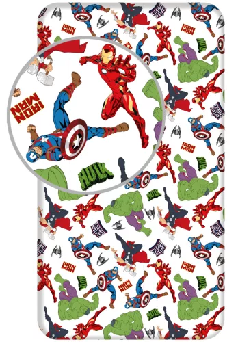 Flash Iron man- Eenpersoons - 90 x 200 cm